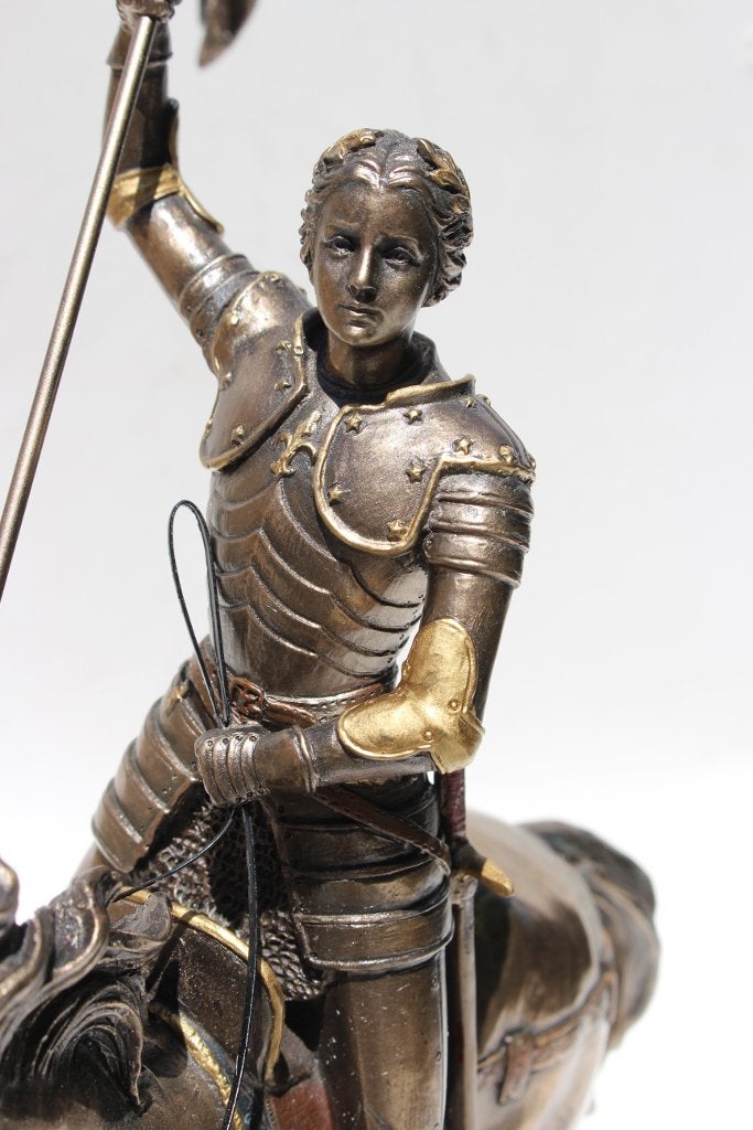 Unicorn Studios WU76003A4 Joan of Arc On Horse Back with Flag - Mbz and Color - Image 5